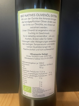 Bio-Olivenöl extra virgem